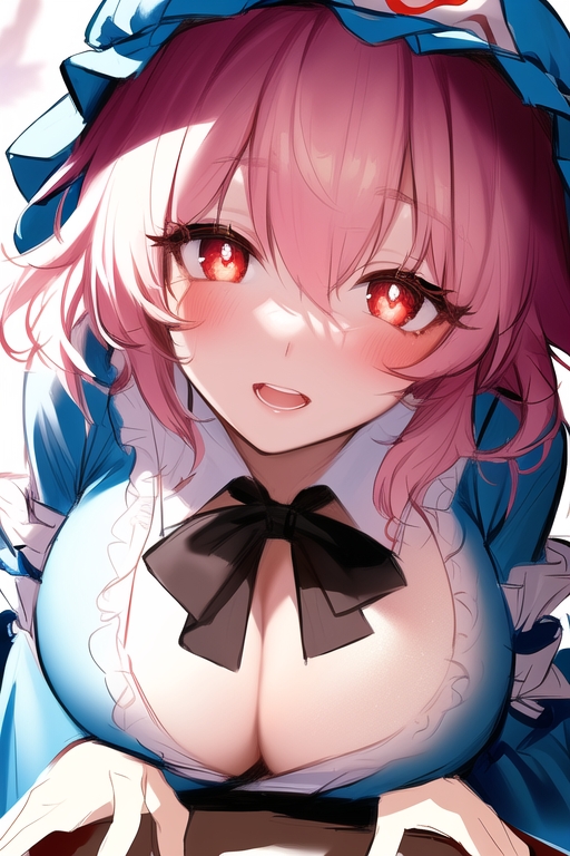 Saigyouji Yuyuko Touhou Generated By Asdf User Gams Using