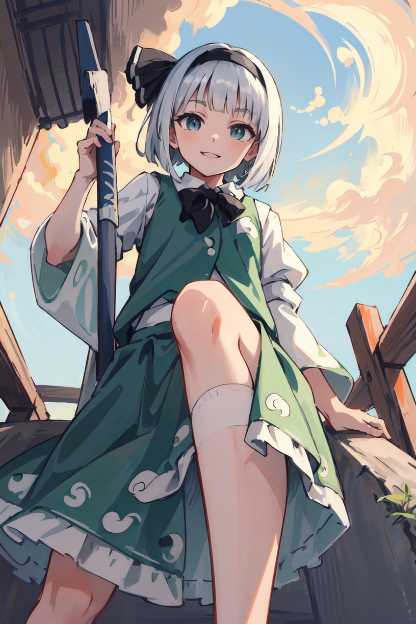 Konpaku Youmu Touhou Generated By Aliceaiart Using Alicemix Aibooru