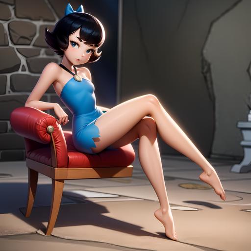 betty rubble (the flintstones) generated by thegooder