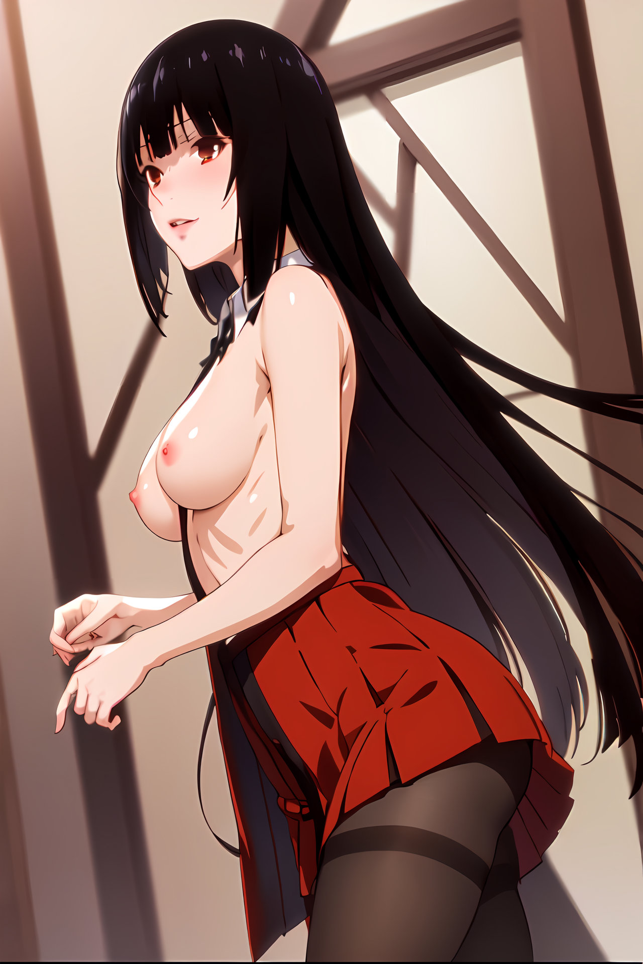 jabami yumeko (<b>kakegurui</b>) generated by ai_hime(stivy) AIBooru.