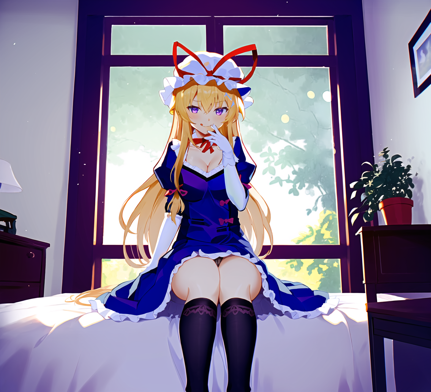 Yakumo Yukari Touhou Generated By Userurrt2725 Aibooru 8182