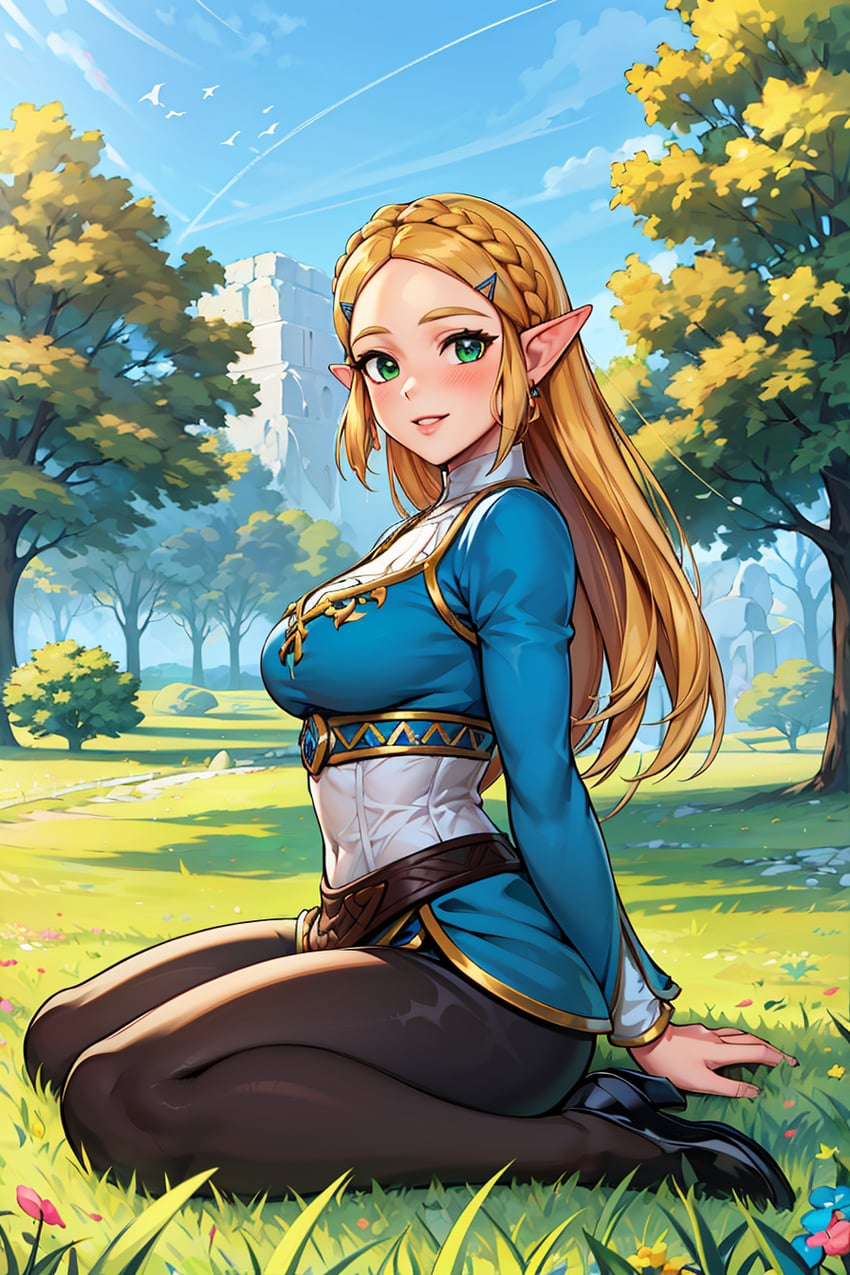 princess zelda (the legend of zelda and 1 more) generated by asdf8390 using anylora
