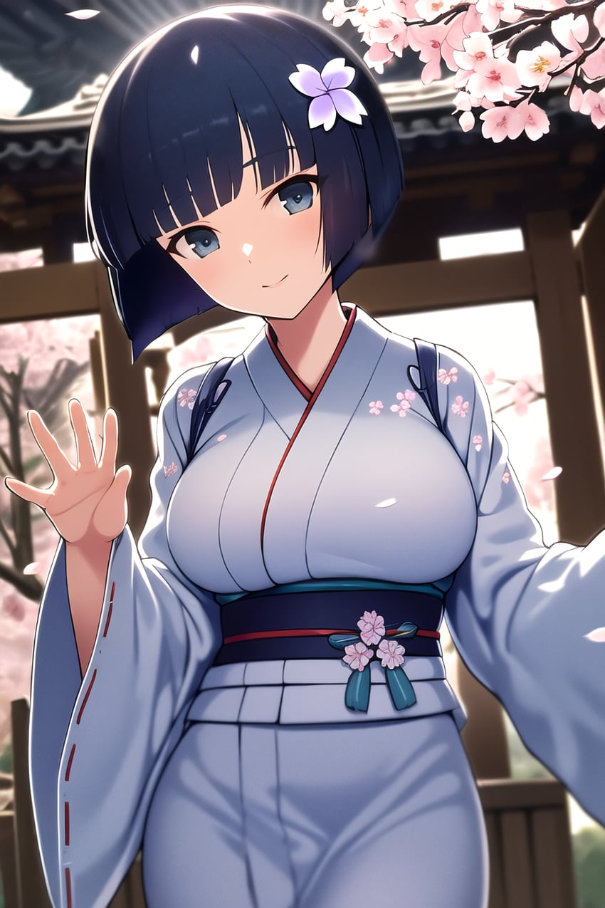 Yozakura Senran Kagura Generated By Bunfun Aibooru